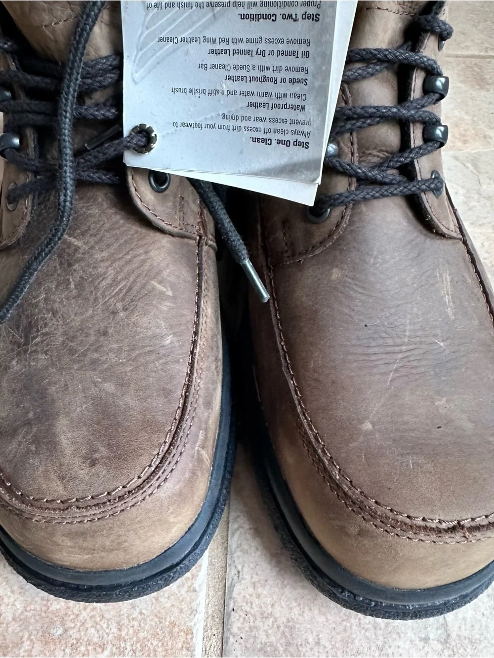 RED WING Chukka Boots  SuperSole Safety Toe Brown Nubuck Leather Men’s 8 EEE​